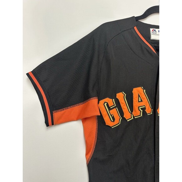 MLB Majestic San Francisco Giants Authentic Jersey Mens 40 Cool Base Stitched - Picture 6 of 13